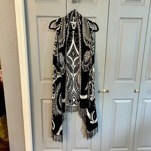 Soft Surrounding Vest/Topper w/Fringe